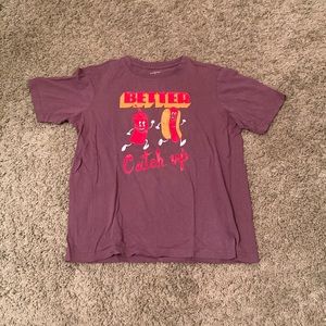 Large, Maroon, Lands’ End graphic tshirt